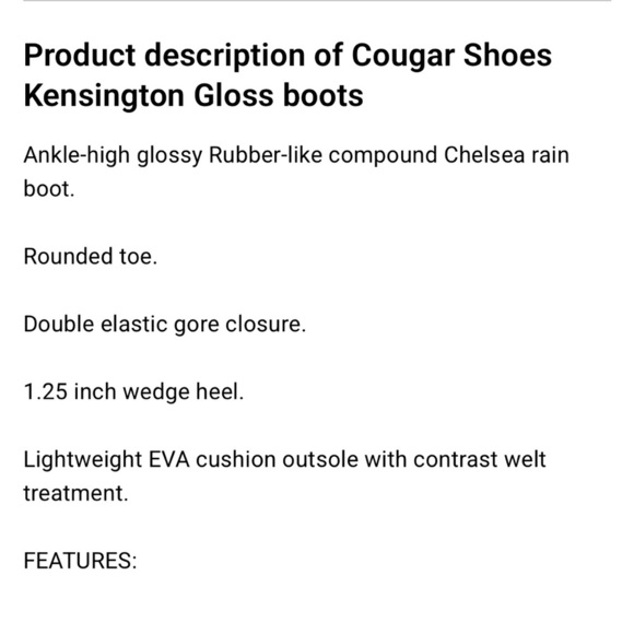 Chelsea Rain Boots size 8 - Picture 10 of 10